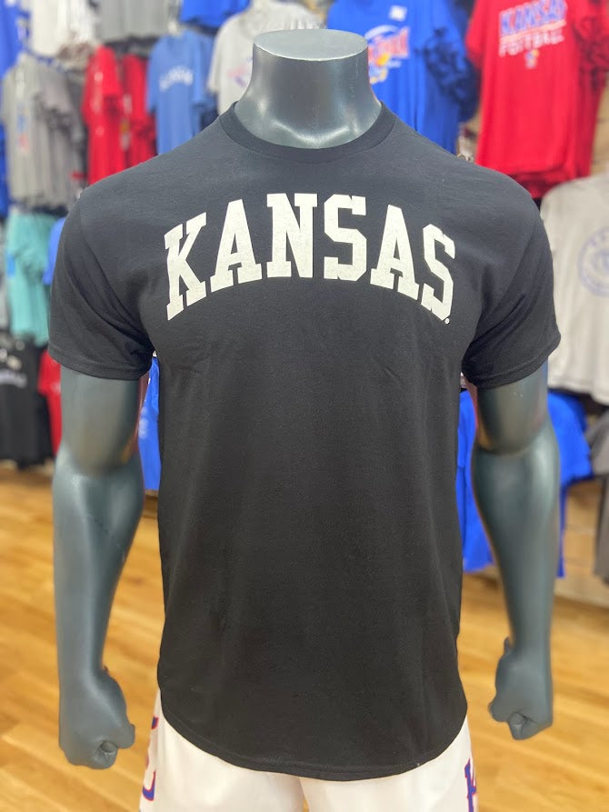 Kansas Arch T-Shirt - Black/White