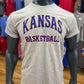 Kansas Basketball Tiffany Arch T-Shirt - Grey
