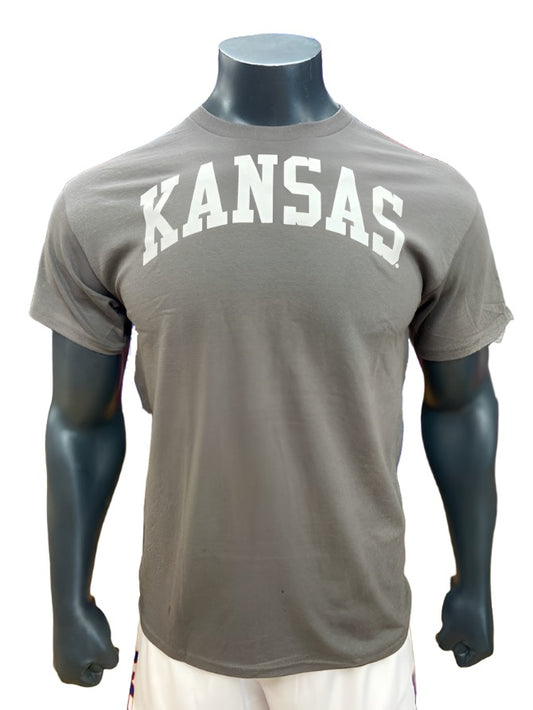 Kansas Arch T-Shirt - Charcoal/White