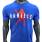 Kansas Jayhawks Jalon Daniels Logo Signature T-Shirt - True Royal