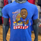 Kansas Jayhawks Jalon Daniels Character KU Football Triblend T-Shirt - Royal