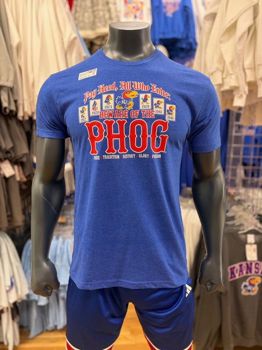 Kansas Jayhawks Beware of the Phog Evolution T-Shirt