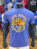 Kansas Jayhawks Wave the Wheat T-Shirt - Flo Blue