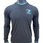Kansas Jayhawks Silhouette Long Sleeve T-Shirt - Black/Blue