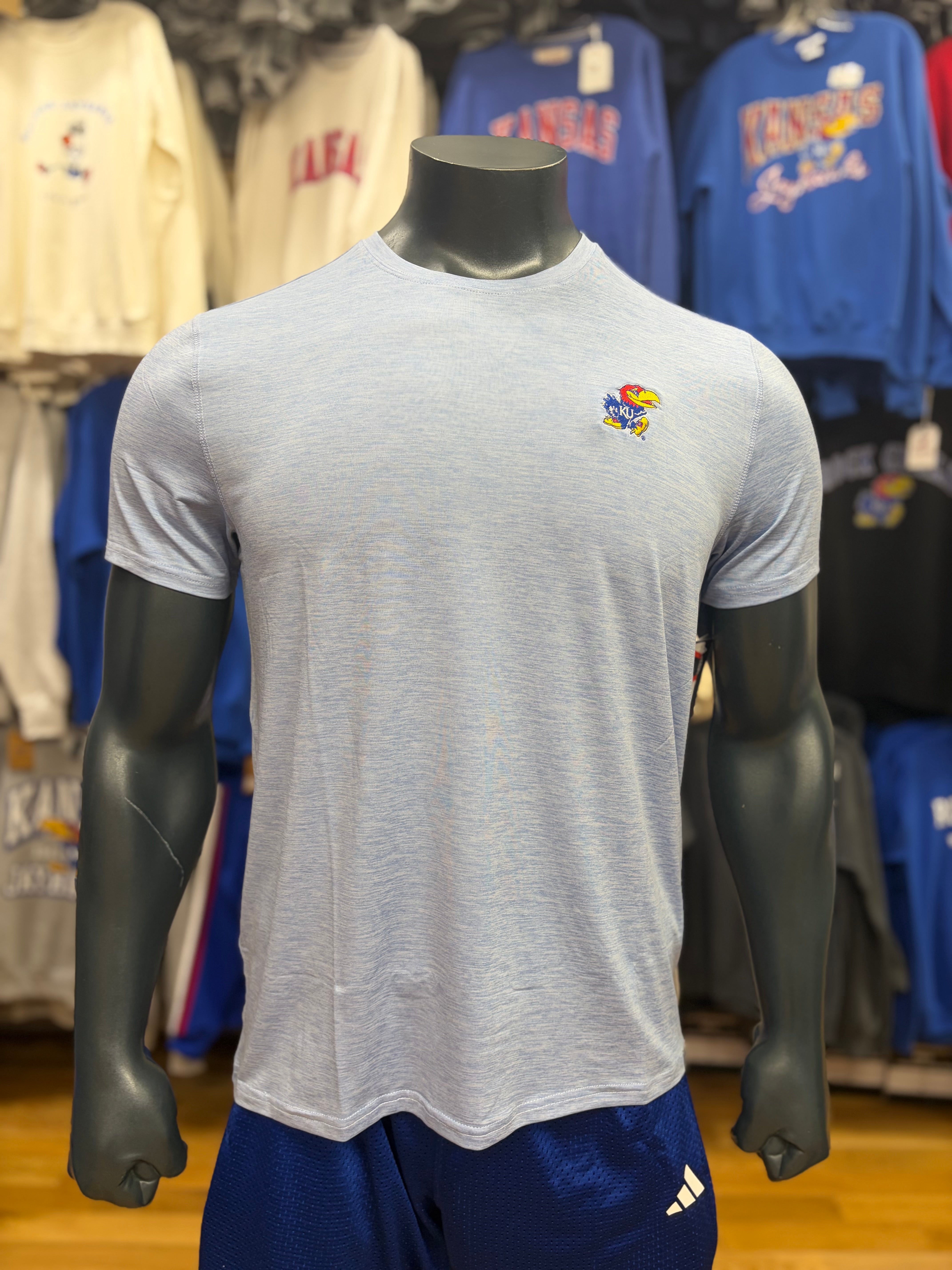 Kansas Crew Label Kansas Jayhawks Flag & Anthem Performance Crew Tee – Jocks Nitch