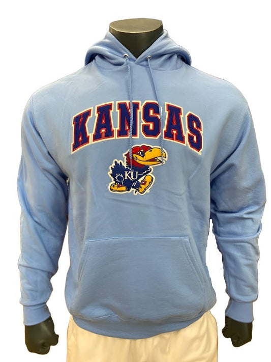 Kansas Jayhawks Champion Kansas Hoodie - Carolina Blue