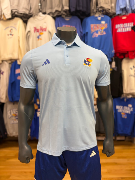 Kansas Jayhawks KU Stripe Polo