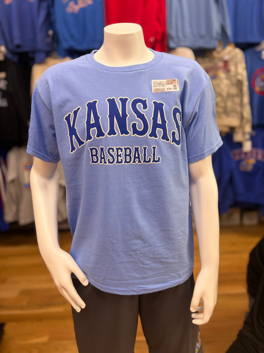 Kansas Jayhawks Kansas Baseball Tiffany Youth T-Shirt