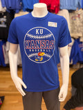 Kansas Jayhawks Baseball Circle Youth T-Shirt