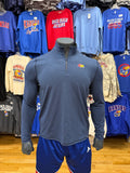 Kansas Jayhawks Flag and Anthem KU Clutch 1/4 Zip - Navy