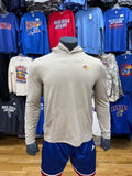 Kansas Jayhawks Flag and Anthem KU Clutch Hoodie - Oatmeal