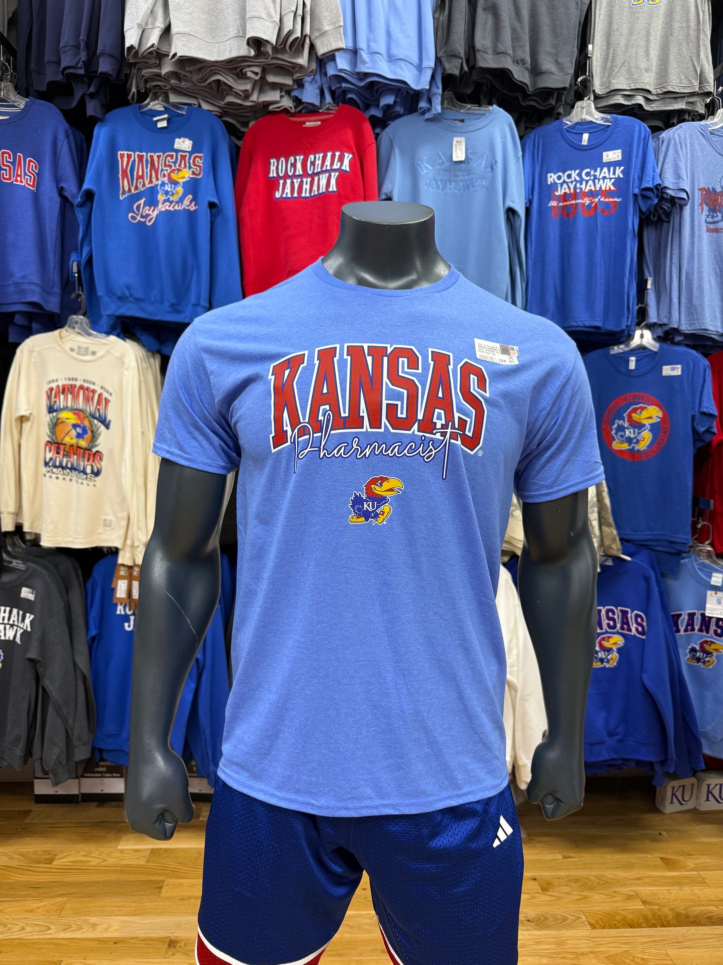 Kansas Pharmacist Short Sleeve Tee - Heather Royal