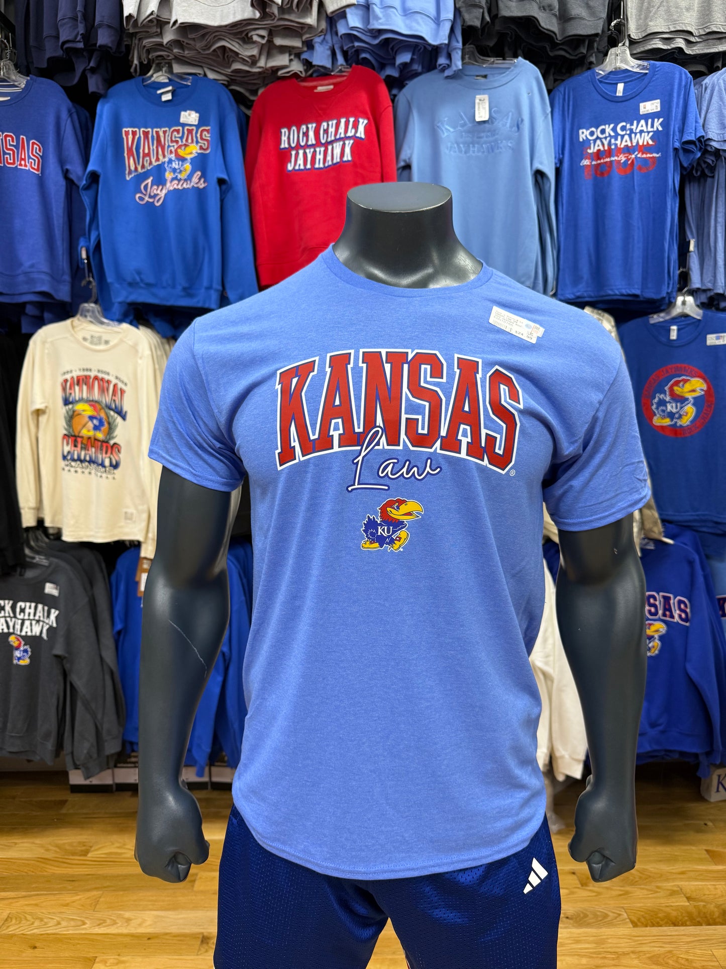 Kansas Law Short Sleeve Tee - Heather Royal