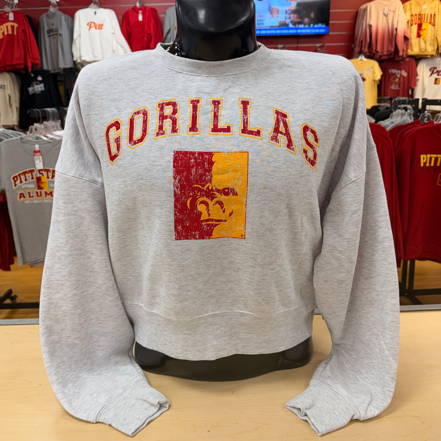 PSU Gorilla Gameday Fleece - Light Grey