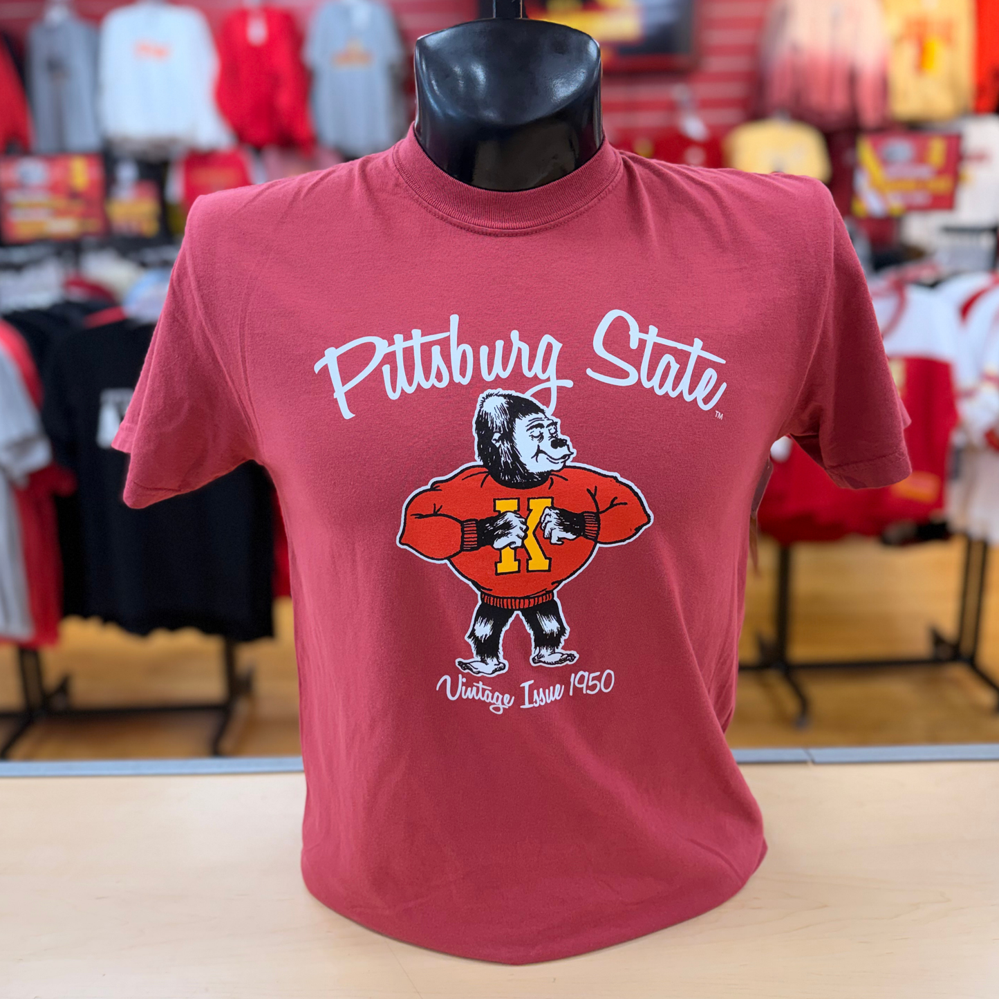 PSU Script 50's Tee - Chili