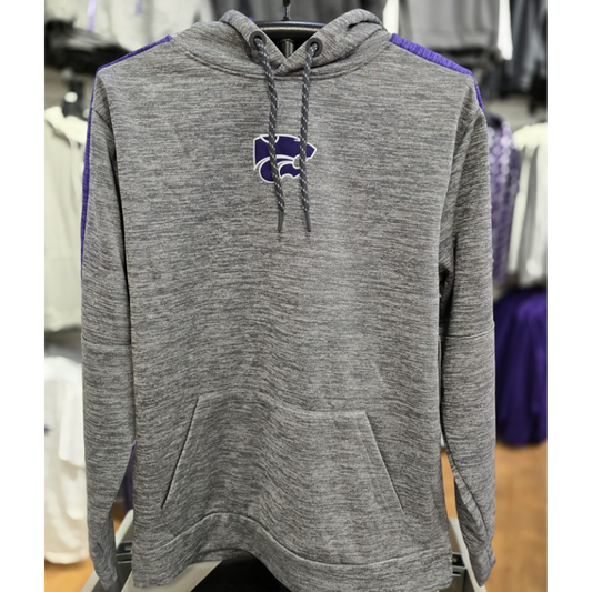 KSU Men's Dozer Pullover- Grey/Purple