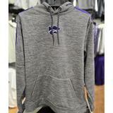 KSU Men's Dozer Pullover- Grey/Purple