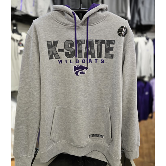 KSU Men's Oorah Hoodie- Grey