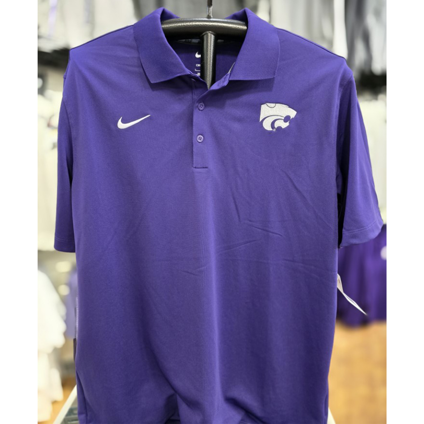 KSU Nike Varsity Polo- Purple