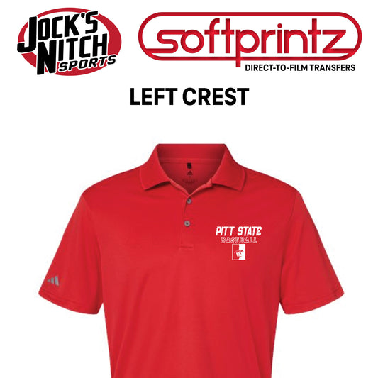 Left Crest SoftPrintz Transfer
