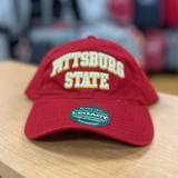 Pitt State Relaxed Adjustable Hat - Red