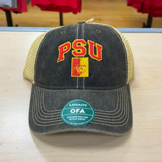 PSU ARCH TRUCKER HAT - BLACK