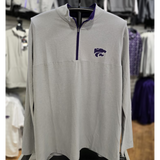 KSU Men's Atomic 1/4 Zip- Grey