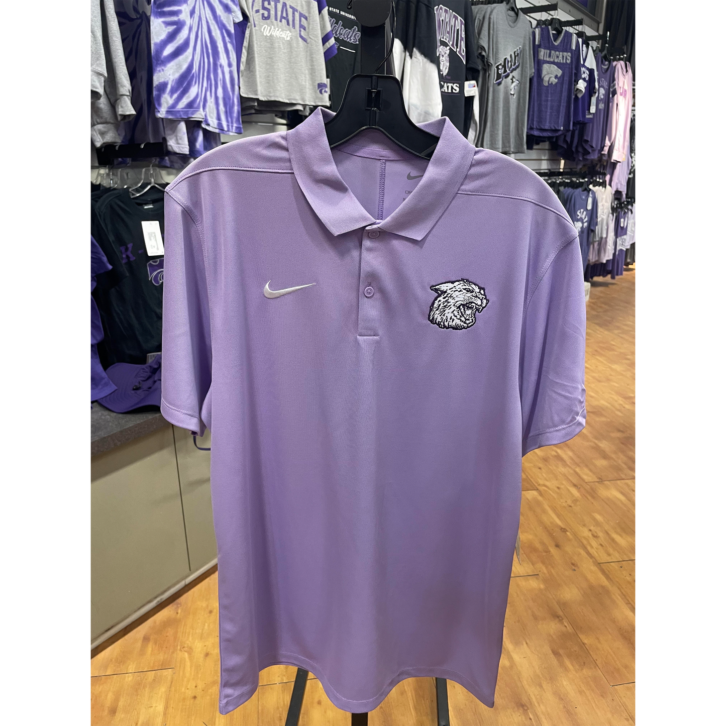 KSU Wildcat Polo- Lilac