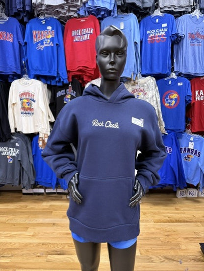 Kansas Rock Chalk Embroidered Hoodie