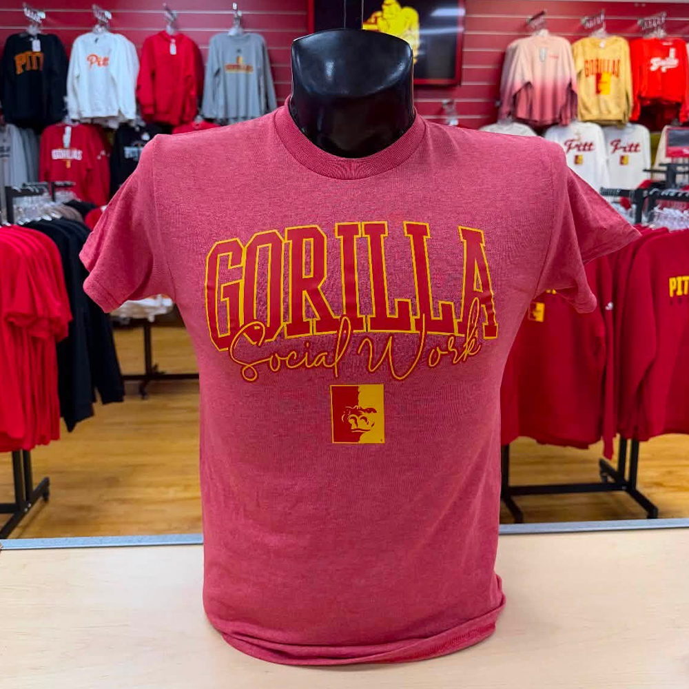 Gorilla Occupation Tee - Red Heather