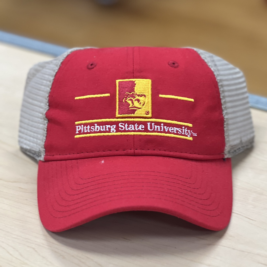 PSU Game Hat- Red/Khaki