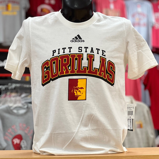 Pitt State Gorillas Arch Tee- White