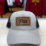 Pitt State Gorillas Leather Patch Hat - Khaki/Black