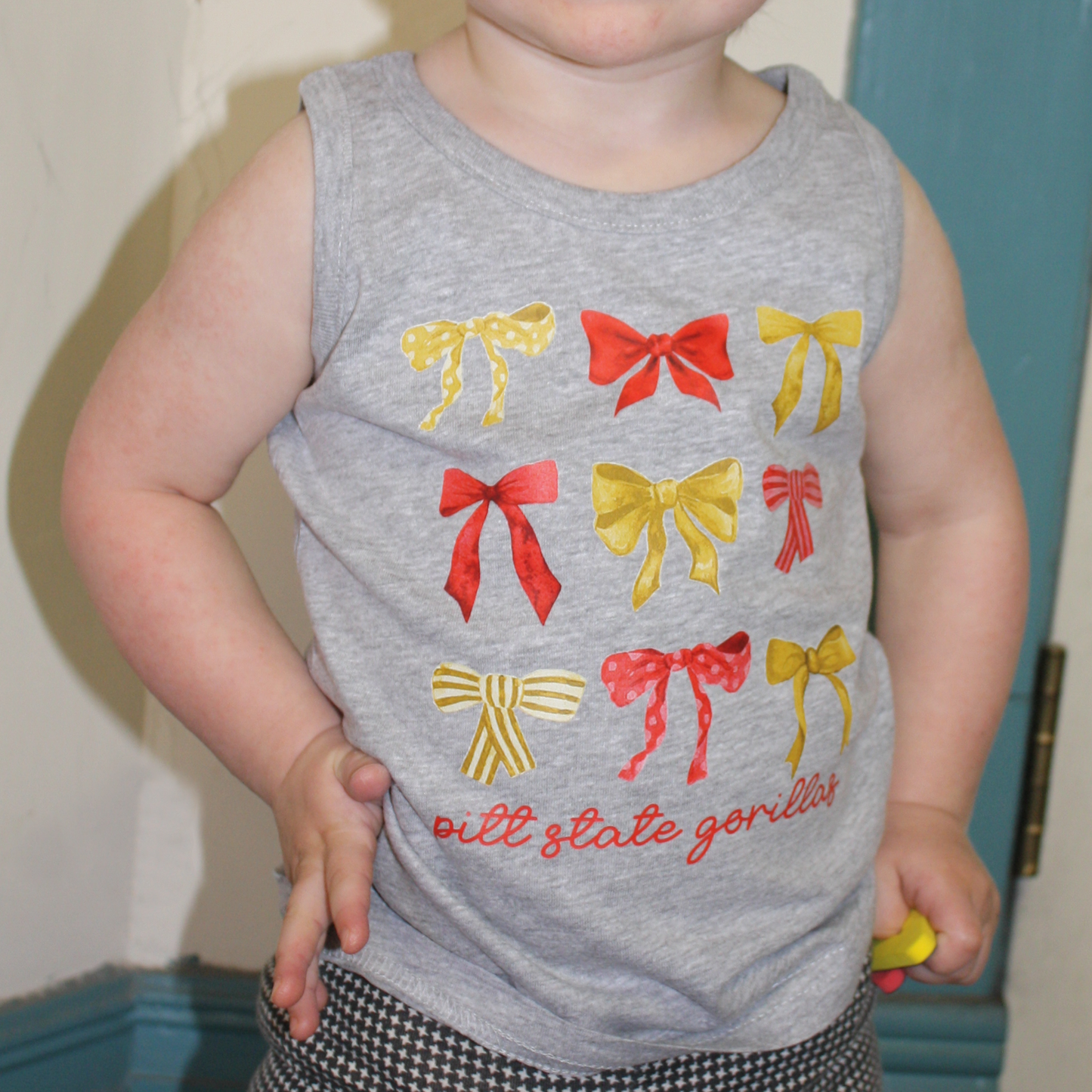 PSU Bow Toddler Tank - Grey