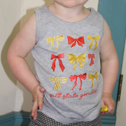 PSU Bow Toddler Tank - Grey