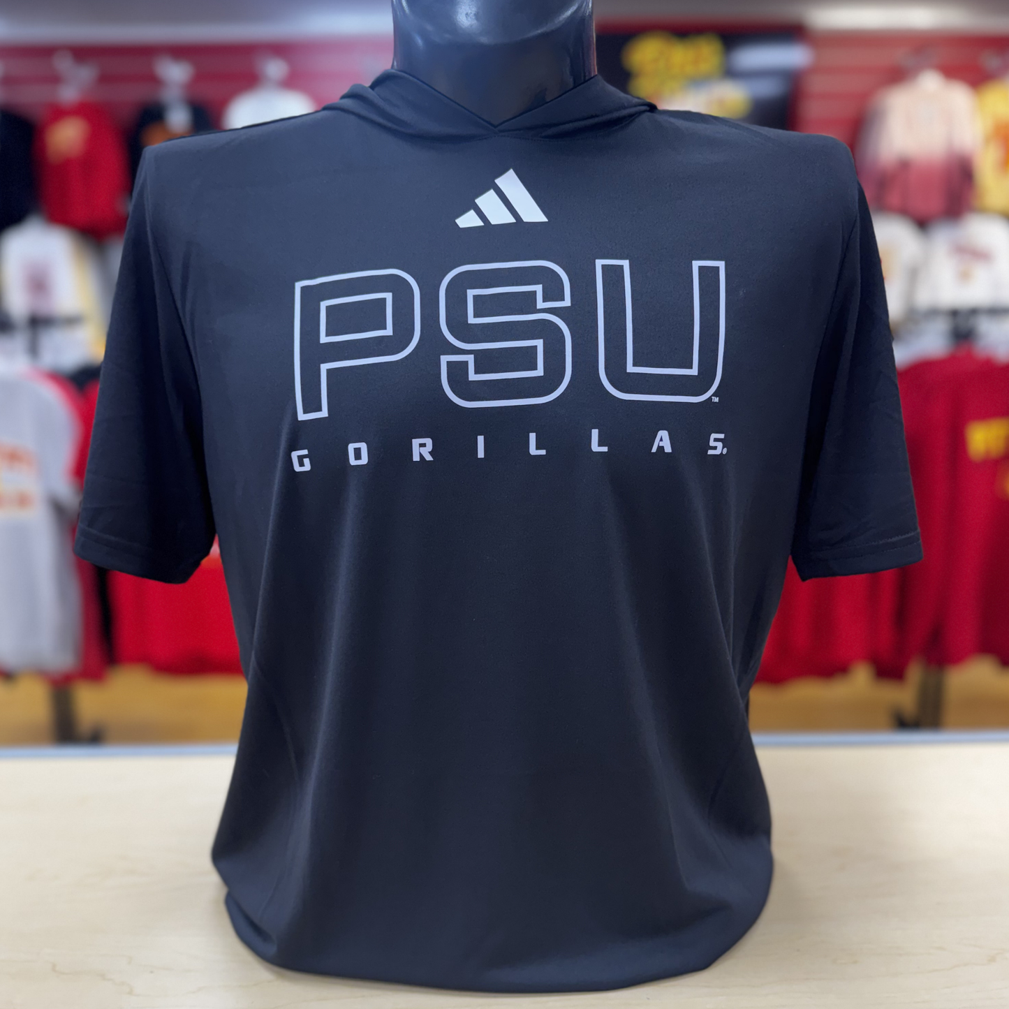 PSU Gorillas Hooded Tee - Black