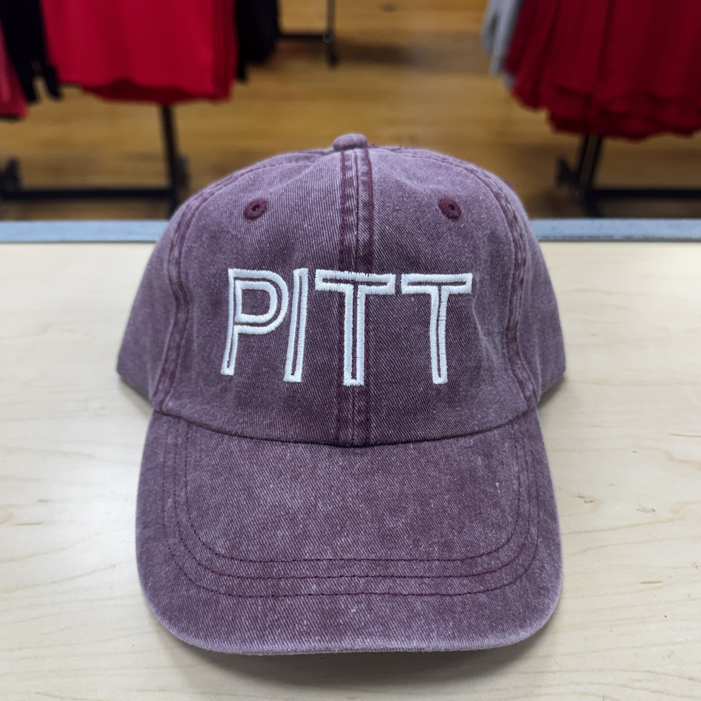 Pitt Denim Hat - Weathered Red