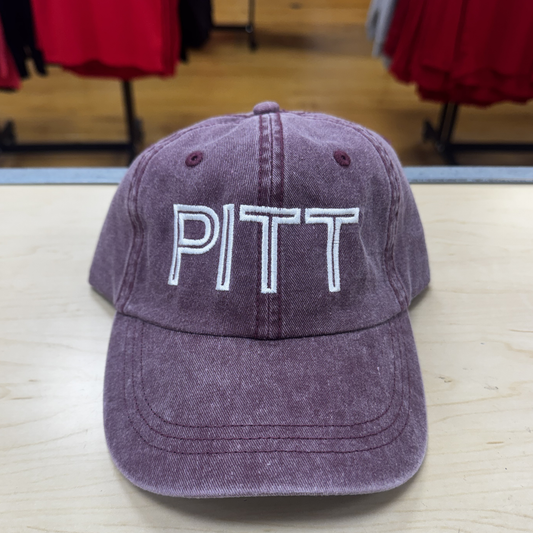 Pitt Denim Hat - Weathered Red