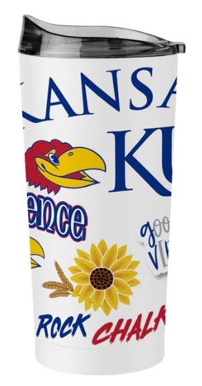 Kansas Jayhawks Powder Variety 20oz Tumbler