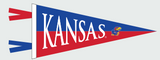 Kansas Jayhawks Lettered Pennant w/ Logo