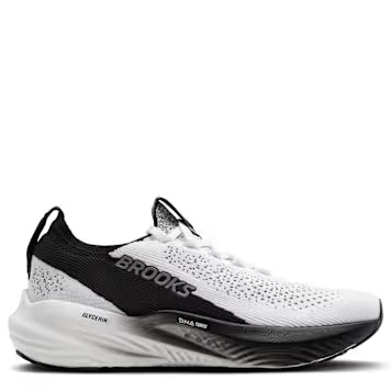 BROOKS MEN GLYCERIN STELTH 22 - WHITE/GREY/BLACK