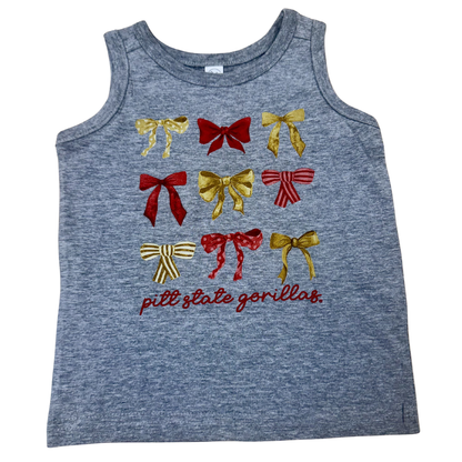 PSU Bow Toddler Tank - Grey