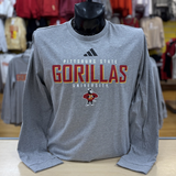 Adidas Gorillas Long Sleeve Tee- Grey