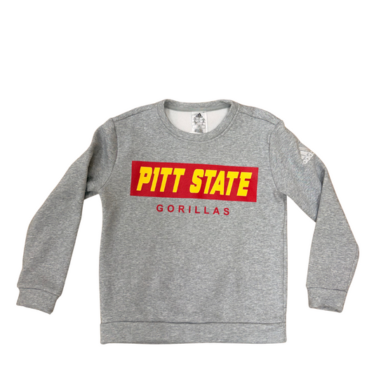 Pitt State Gorillas Banner Youth Crew - Grey
