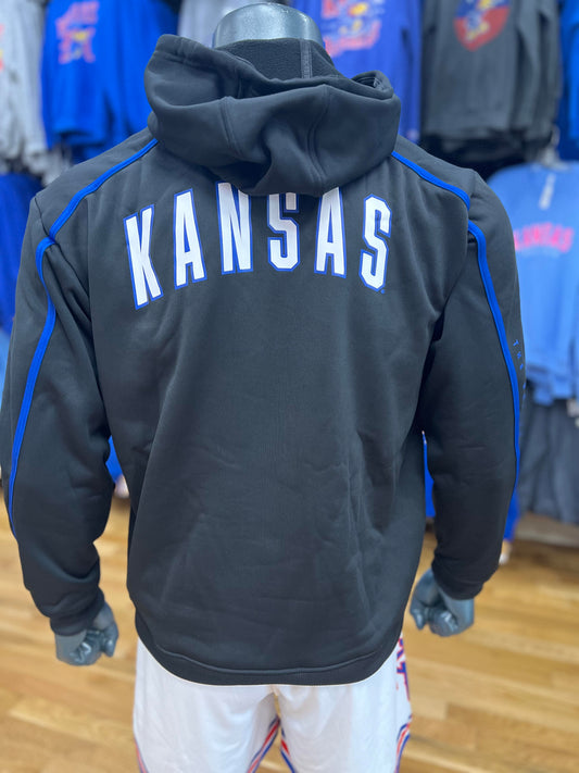 Kansas Jayhawks Adidas Jacket- Black