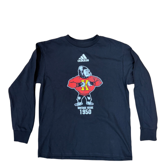 PSU 1950s Gorilla Youth Long Sleeve -Black