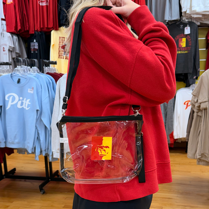 PSU Stadium Approved Clear Black Purse - PSU Design May Vary