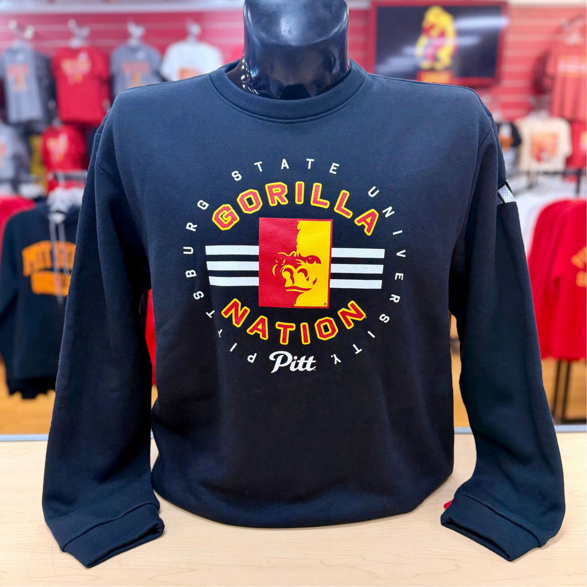 PSU Gorilla Nation Crew - Black