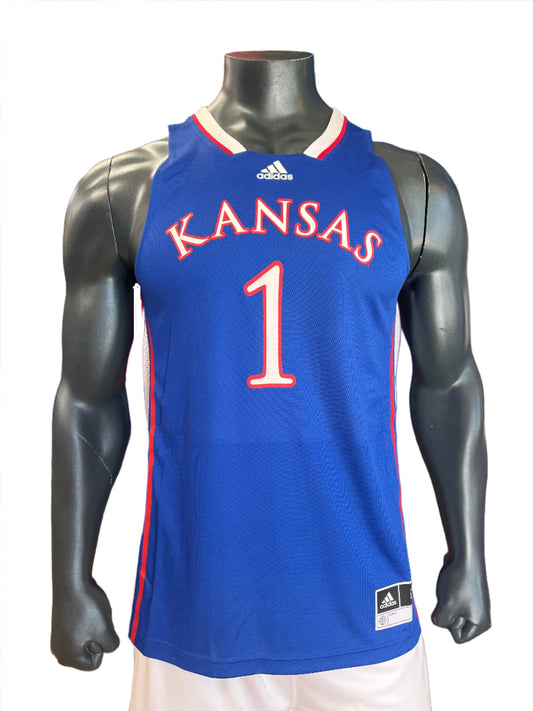 Hunter Dickinson Kansas Basketball Jersey #1 - Royal