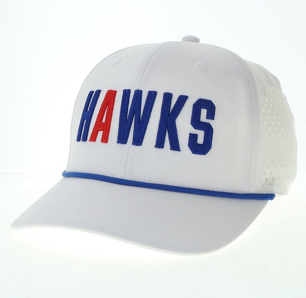 Kansas Jayhawks Hawks Rempa Lightweight Adjustable Hat - White